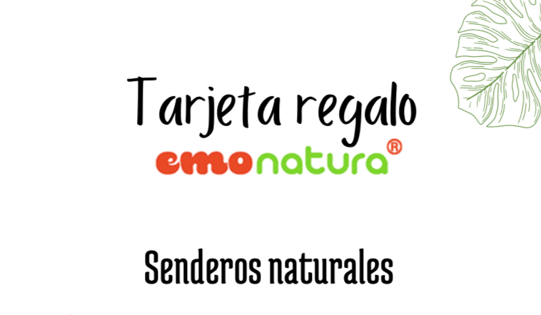 Tarjeta regalo senderos naturales